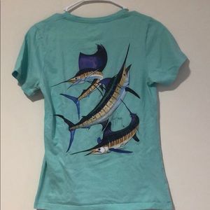 Mint green Guy Harvey t-shirt